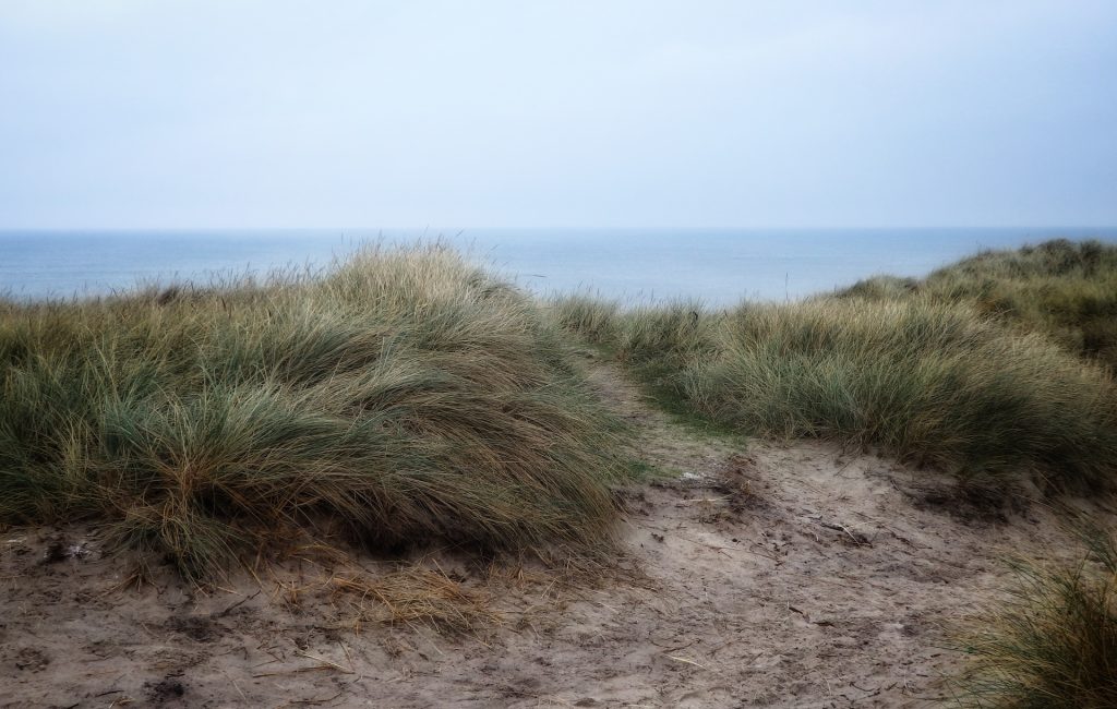 Bjerregård, en tur på stranden